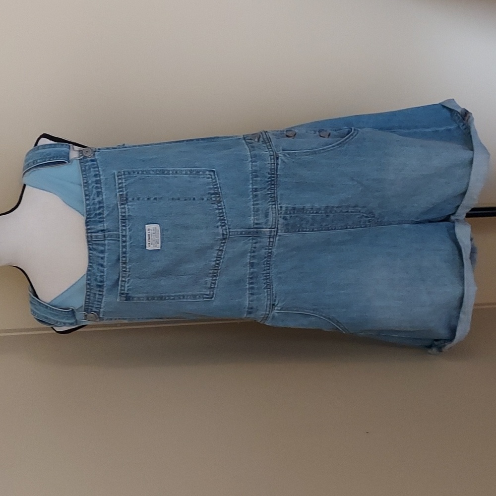 Classic Levi's Light Blue Denim Overalls